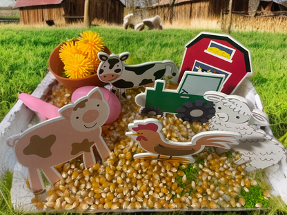 Barnyard Bliss Sensory Bin