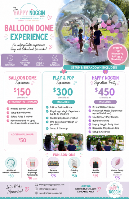 Sensory Play Birthday Party