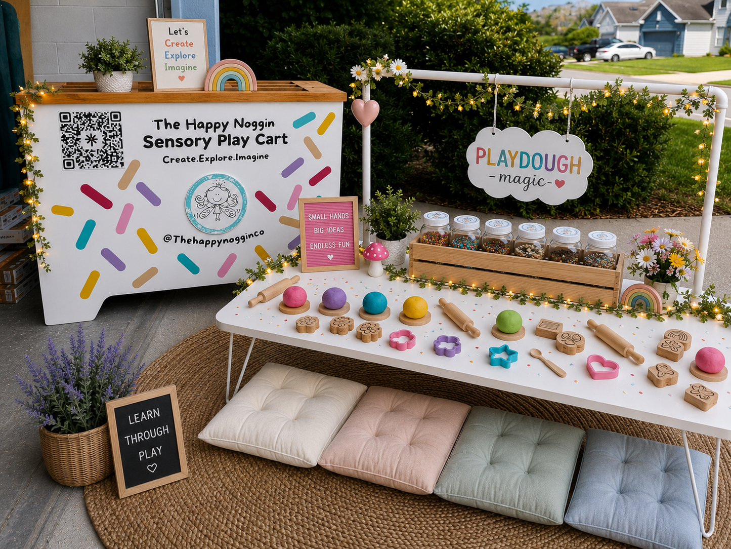 Sensory Play Cart