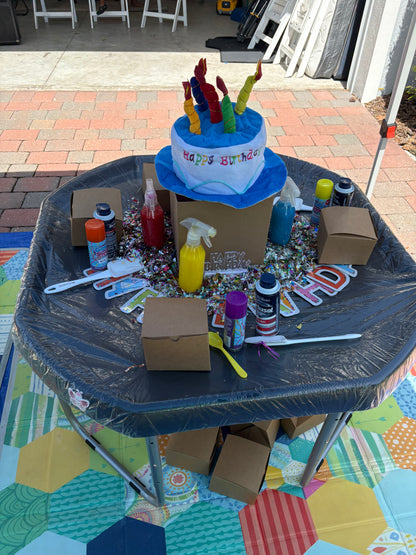 Messy Sensory Play Birthday Party