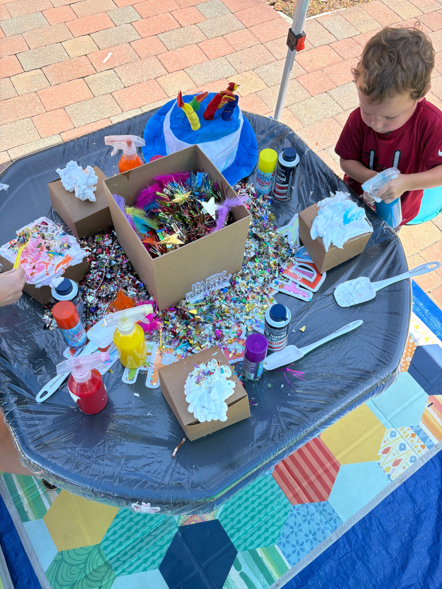 Messy Sensory Play Birthday Party