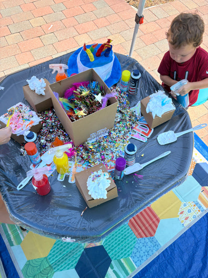 Messy Sensory Play Birthday Party