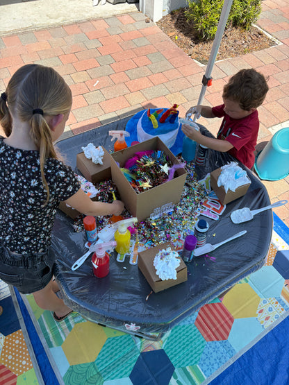 Messy Sensory Play Birthday Party