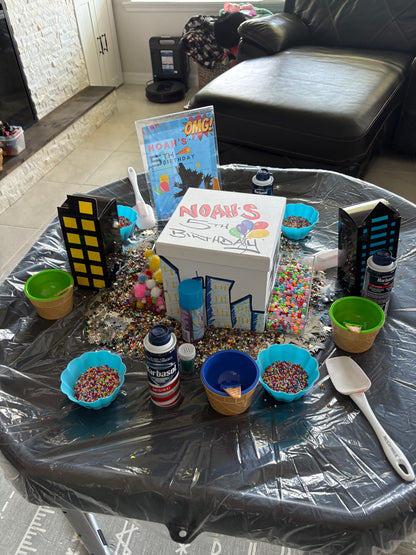 Messy Sensory Play Birthday Party
