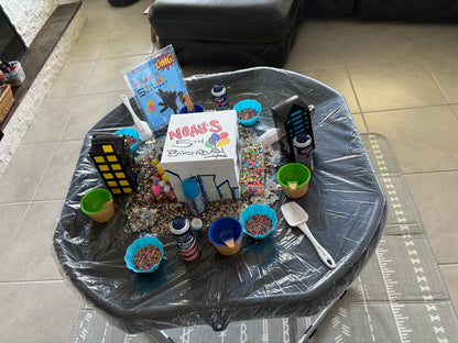 Messy Sensory Play Birthday Party