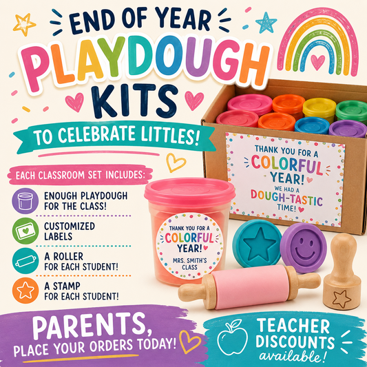 End of Year Playdough kits